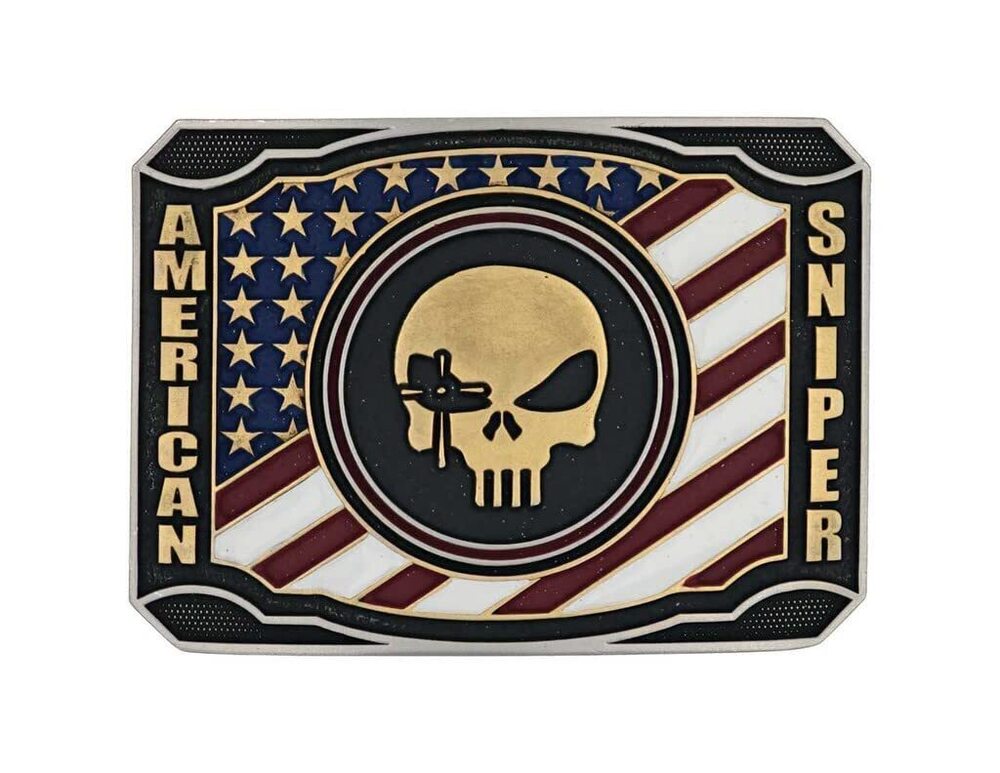 1681 Chris Kyle Attitude Belt Buckle Patriotic Duty